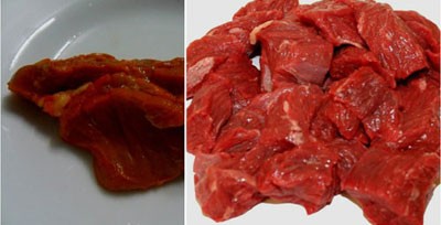 Còn nếu so sánh với loại thịt lợn được hóa thành thịt bò đã từng bị phát hiện ở Trung Quốc.